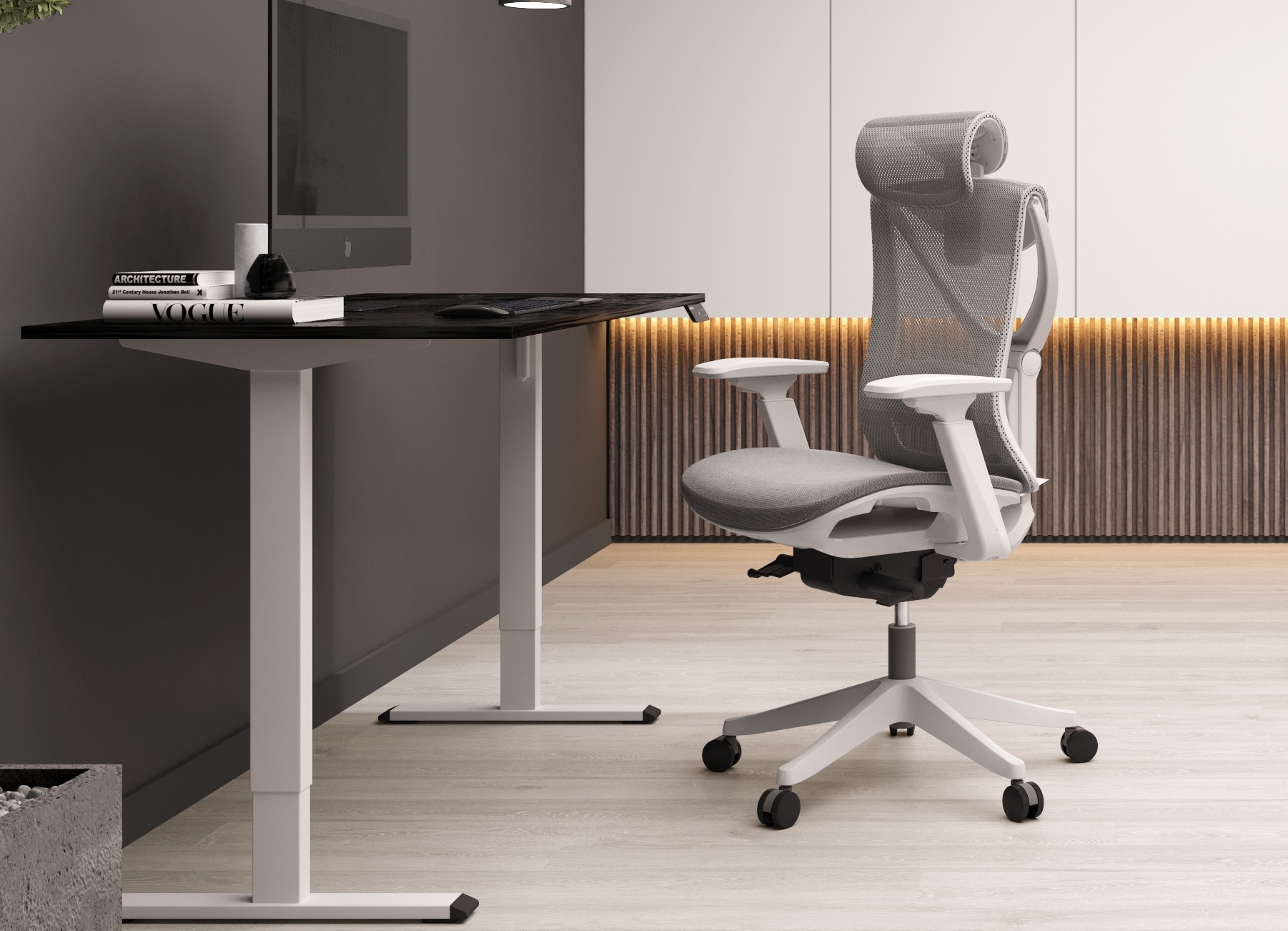 Кресло ADAPWORK S1 Mesh Senior ErgoChair Alpine Grey Кресло ADAPWORK S1 Mesh Senior ErgoChair Alpine Grey